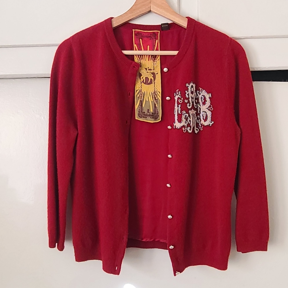 Vintage L.A.M.B. Beaded Cardigan